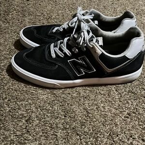 New Balance Black and White Sneakers with Classic Design